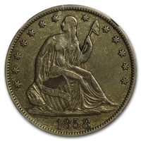 1858-O Liberty Seated Half Dollar XF-45 NGC