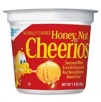 Honey Nut Cheerios Cereal 1.8 oz. Bowl, 60 Pack