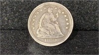 1850-O Seated Liberty Silver Half Dime