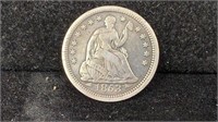 1853 Seated Liberty Silver Half Dime