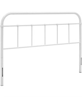 Midway Metal White Headboard