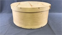 Wood Box Unfinished Round