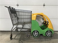 Shopping Cart w/ Car