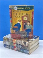 4 Vintage Hardy Boy Books With Dust Jackets