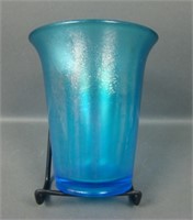 Fenton Celeste Blue Tumbler Vase.