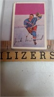 Robert McLeod 1952-53 Parkhurst Hockey Card