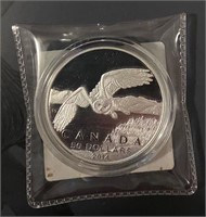 Silver Coin - 2014 $50.00 Snowy Owl