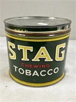 Antique Stag Chewing Tobacco Tin