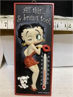 Betty Boop  thermometer 3x8"