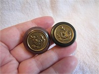 2 Vintage Buttons