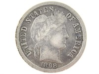 1898-O Barber Dime