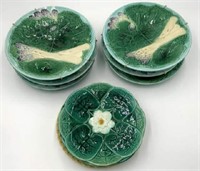 Lot of 10 Majolica Plates.