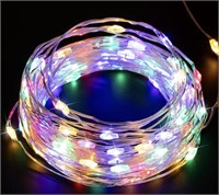 Multicolored Fairy String Lights, 33 Ft 100 Led