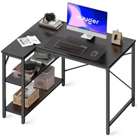 Huuger L Shaped Desk, 39 Inches Computer Desk with