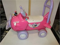 Minnie Mouse Push-Ride plane toy