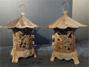 Antique Cast-Iron Lanterns