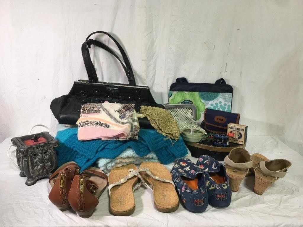 Ladies Handbags and Shoes (Size 7-8)