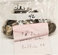 $12 Face in Buffalo Nickels (Partial Dates)