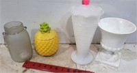 Vases, Jar & Pineapple Decorations