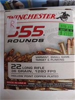 Winchester 555 Rounds 22 lr, Appears Full