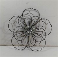 Vintage Metal Flower Wall Hanging