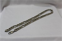 A Figaro Pattern Sterling Necklace