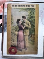 ANTIQUE ROMANTIC POSTCARD POST CARD