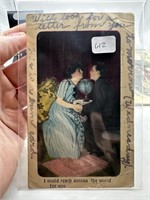 ANTIQUE ROMANTIC POSTCARD POST CARD