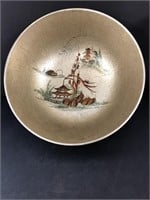 Lovely large gold Asian large bowl