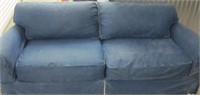 Incredible Denim Blue Couch