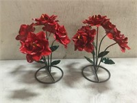 2 Metal Art 5 Flower Stands