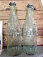 Pair of Large Plastic Coca Cola Coin Banks