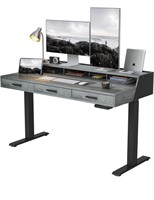 FEZIBO Electric Standing Desk with Drawers, 5