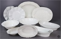 Ceramic Bowls, Plates and Platters / 12 pc