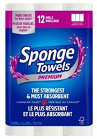 **SEE DECL** 9-Pk Sponge Towels Premium 106 Sheet