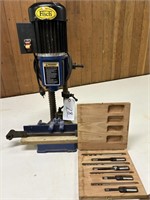 FISCH WOOD SHOP MORTISERE WITH ATTACHMENTS