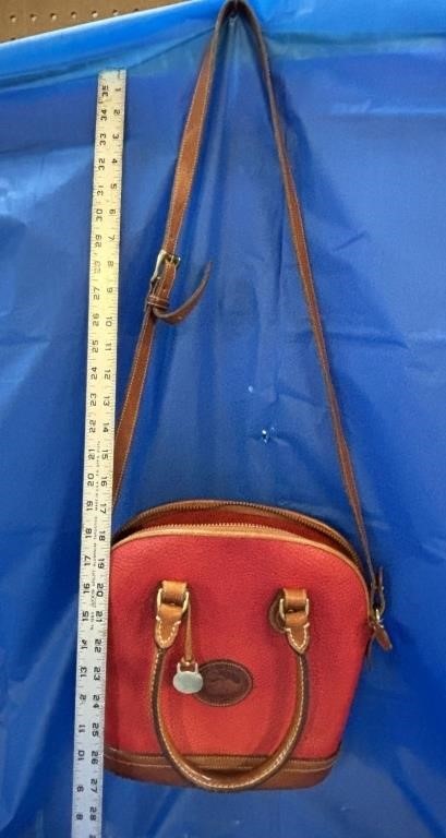 WW! Red Leather Dooney & Burke Purse