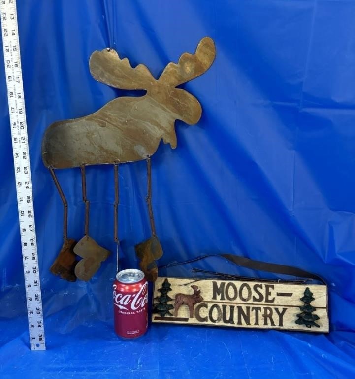 WW! Rustic Moose Decor