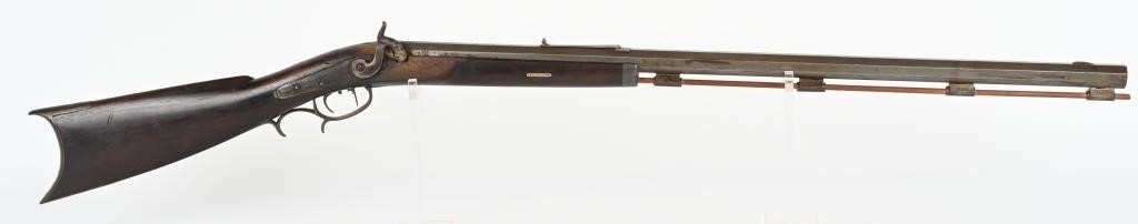 EARLY HALF STOCK HAWKEN STYLE RIFLE