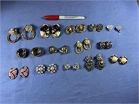 (14 PAIR) ASSORTED CLIP ON EARRINGS