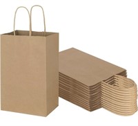 100 PACK OF 8.5X11X4.5IN PAPER BAGS