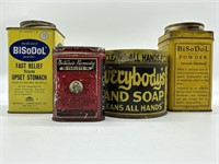 BiSoDoL NR Tablets Everybody’s Hand Soap Tins