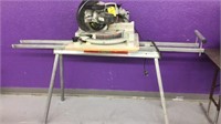 12" DELTA COMPOUND MITER SAW WITH LASER GUIDE, ON