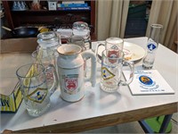Collection of VTG Fireman Convention Glasses