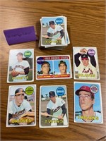 1969 Topps MLB 50 card lot G-UG