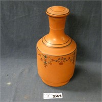 Decorated Pottery with Lid