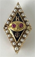 14K Gold Kappa Phi Pin