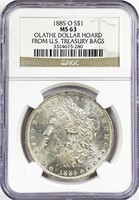 1885-O Morgan Silver Dollar MS-63