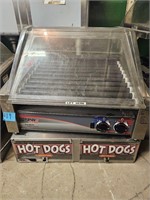 Standex hot dog roller w/ bun warmer model hrs-31s