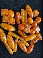 Bead- resin amber color